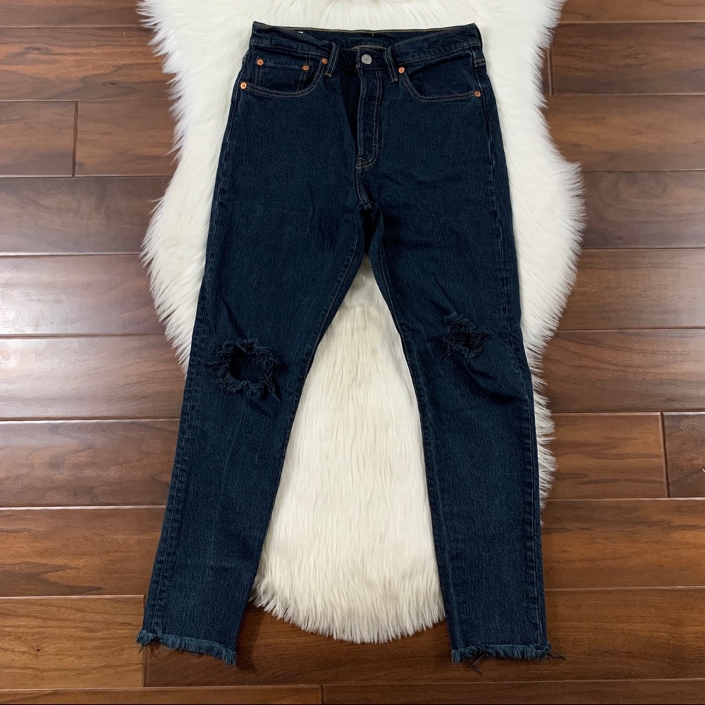 Levi's Stop The Clock 501 High Rise Skinny Jeans